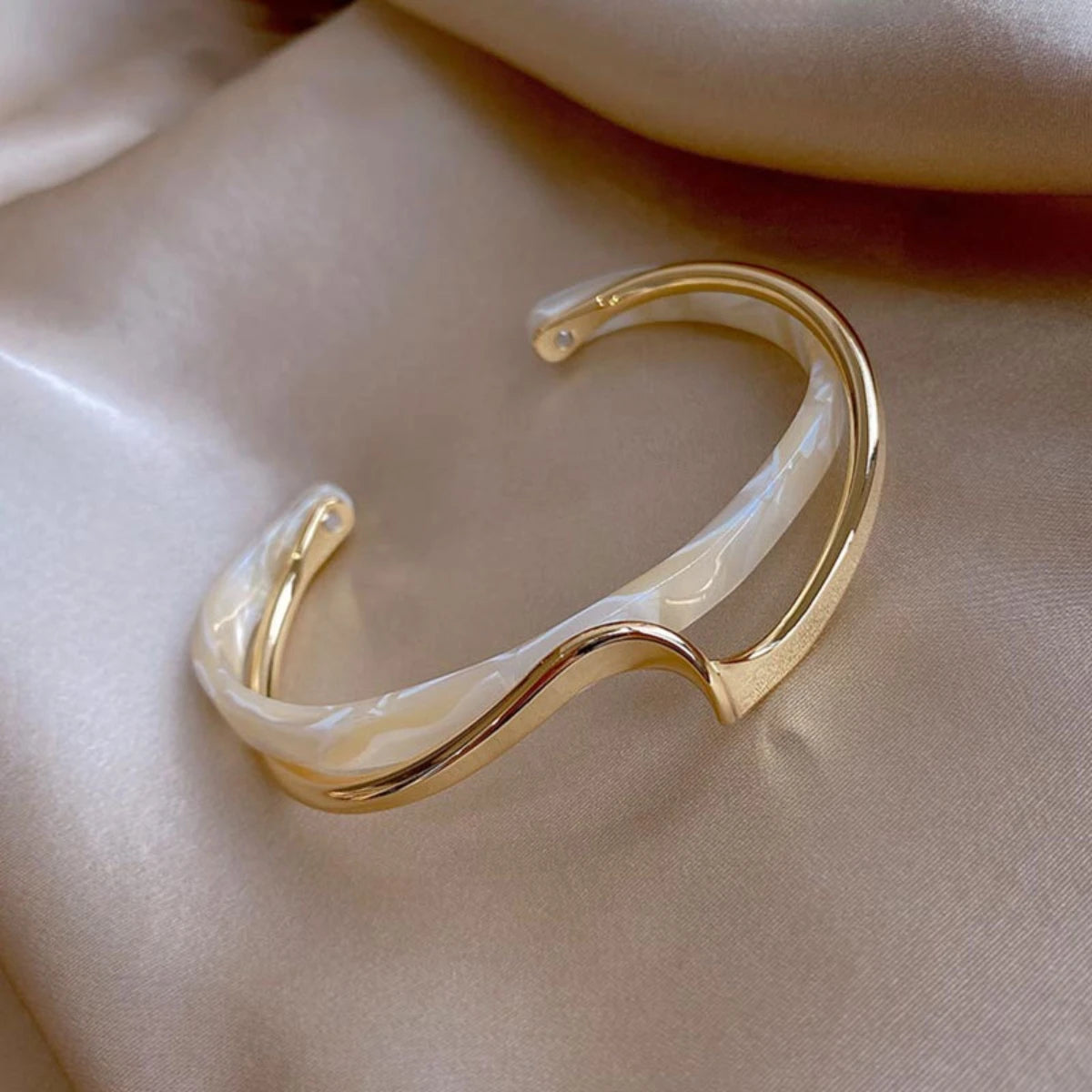 Stainless Steel Inlaid Zircon Gold Plated Bracelet