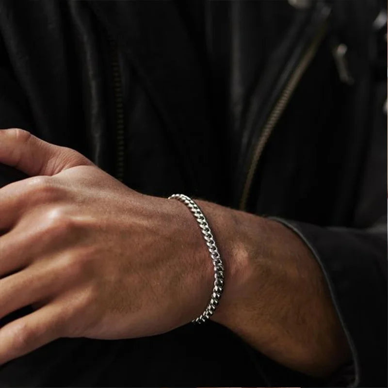 3-11mm Chunky Miami Curb Chain Bracelet